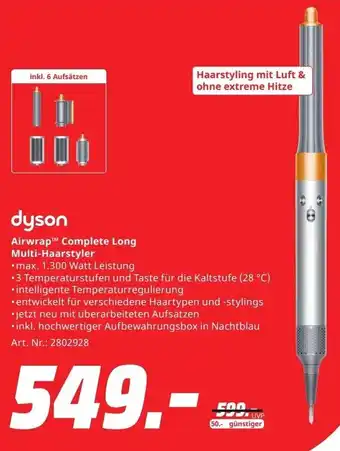 MediaMarkt dyson Airwrap™ Complete Long Multi-Haarstyler Angebot