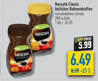 diska Nescafé Classic 200 g Glas Angebot