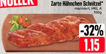 Edeka Zarte Hähnchen Schnitzel 100 g Angebot