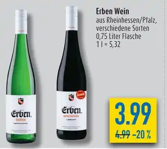 diska Erben Wein 750ml Angebot