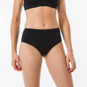 Decathlon Bikini-hose damen hoher taillenbund romi schwarz Angebot