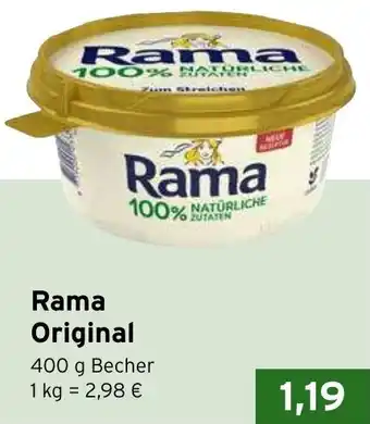 CAP Markt Rama Original 400 g Becher Angebot