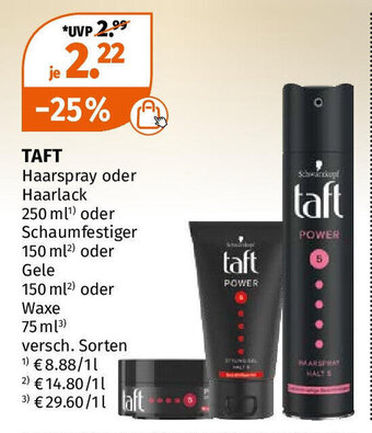 Müller Schwarzkopf TAFT Angebot