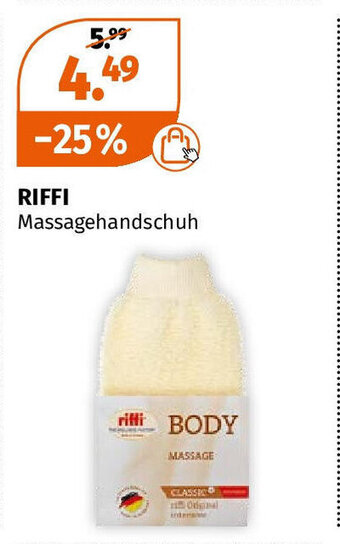 Müller RIFFI Massagehandschuh Angebot