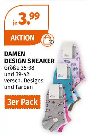 Müller DAMEN DESIGN SNEAKER Größe 35-38 und 39-42, 3er Pack Angebot