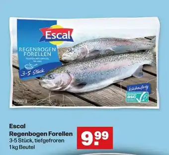 Handelshof Escal Regenbogen Forellen 3-5 Stück, tiefgefroren 1kg Beutel Angebot