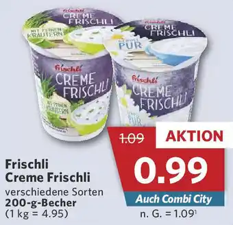 Combi Frischli Creme Frischli 200 g Becher Angebot