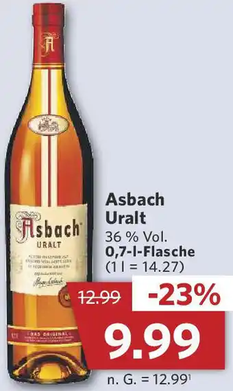 Combi Asbach Uralt 0,7 L Flasche Angebot