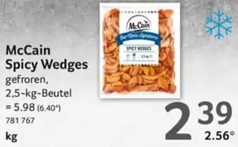 Selgros McCain Spicy Wedges 2,5-kg-Beutel Angebot