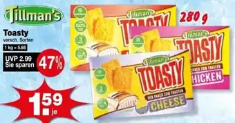 Krümet Sonderposten Tillman's Toasty 280 g Angebot