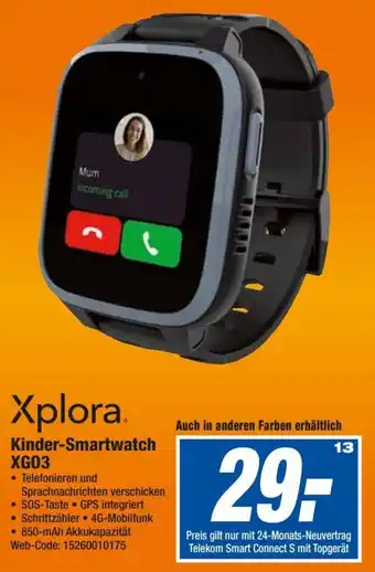 HEM Expert Xplora Kinder-Smartwatch XG03 Angebot