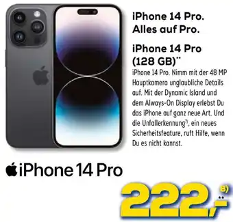 Euronics iPhone 14 Pro (128 GB) Angebot