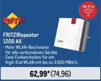 METRO FRITZ!Repeater 1200 AX Angebot