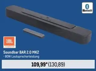 METRO JBL Soundbar BAR 2.0 MK2 Angebot