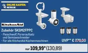 METRO KitchenAid Zubehör 5KSM2FPPC Angebot