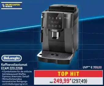 METRO DeLonghi Kaffeevollautomat ECAM 220.22GB Angebot