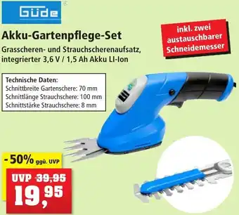 Thomas Philipps Güde Akku-Gartenpflege-Set Angebot