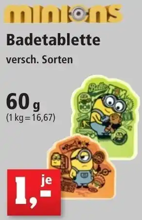 Thomas Philipps minions Badetablette 60 g Angebot