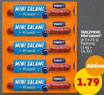 PENNY TARCZYNSKI Mini Salami 5 x 25-g-Packung Angebot