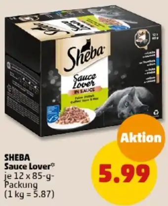 PENNY SHEBA Sauce Lover 12 x 85-g-Packung Angebot