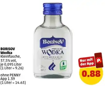 PENNY BORISOV Wodka 0,095 Liter Angebot