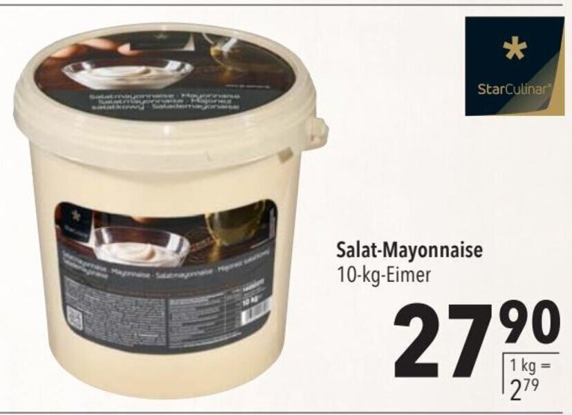 StarCulinar SalatMayonnaise 10kgEimer Angebot bei CITTI Markt