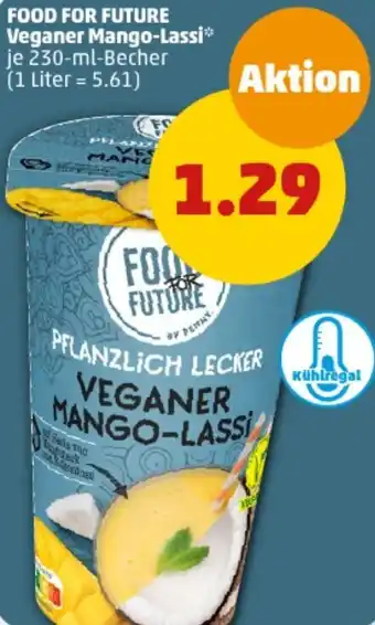 PENNY FOOD FOR FUTURE Veganer Mango-Lassi 230-ml-Becher Angebot