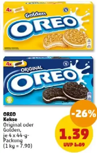 PENNY OREO Kekse 4x44 g Packung Angebot