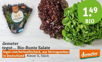 tegut demeter tegut... Bio-Bunte Salate Angebot