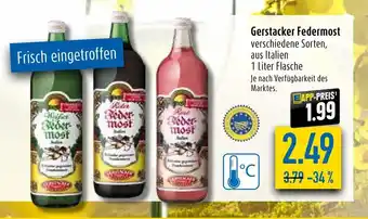 diska Gerstacker Federmost verschiedene Sorten, 1 Liter Flasche Angebot