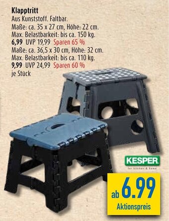 diska KESPER Klapptritt Angebot