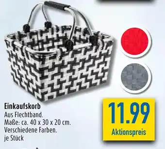 diska Einkaufskorb Aus Flechtband. Angebot