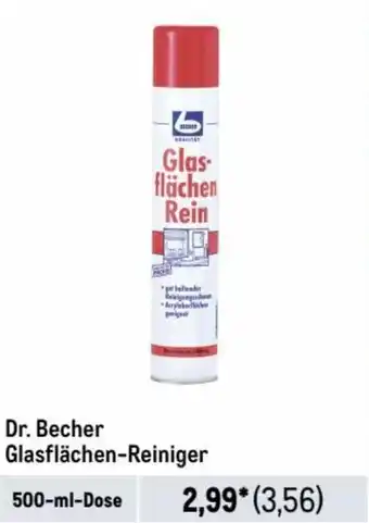 METRO Dr. Becher Glasflächen-Reiniger 500-ml Angebot