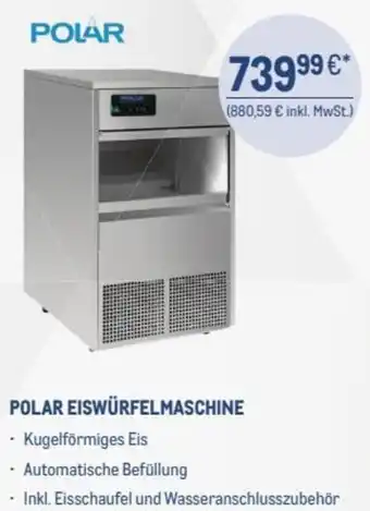 METRO POLAR EISWÜRFELMASCHINE Angebot