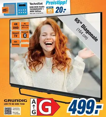 Expert GRUNDIG LED-TV 65 GUB 7240 Angebot