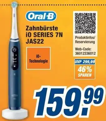 Expert Oral-B Zahnbürste i0 SERIES 7N JAS22 Angebot