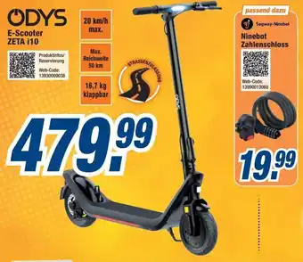 Expert ODYS E-Scooter ZETA i10 Angebot