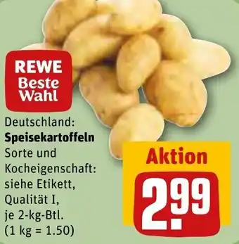 REWE Speisekartoffeln 2-kg-Btl. Angebot