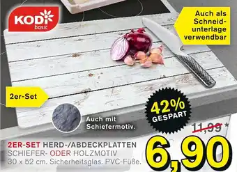 KODi 2ER-SET HERD-/ABDECKPLATTEN Angebot