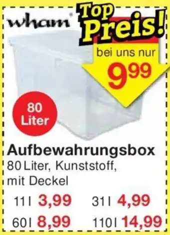 Jawoll Aufbewahrungsbox 80 Liter Angebot