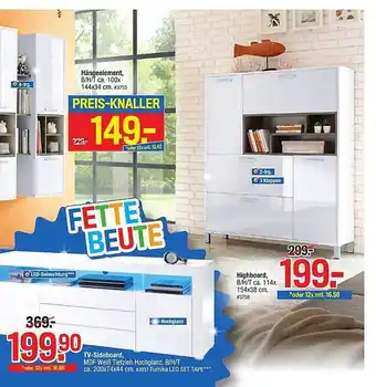 Möbelpiraten Highboard Angebot