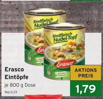 CAP Markt Erasco Eintöpfe je 800 g Dose Angebot