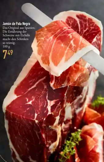 Galeria Markthalle Jamón de Pata Negra 100 g Angebot