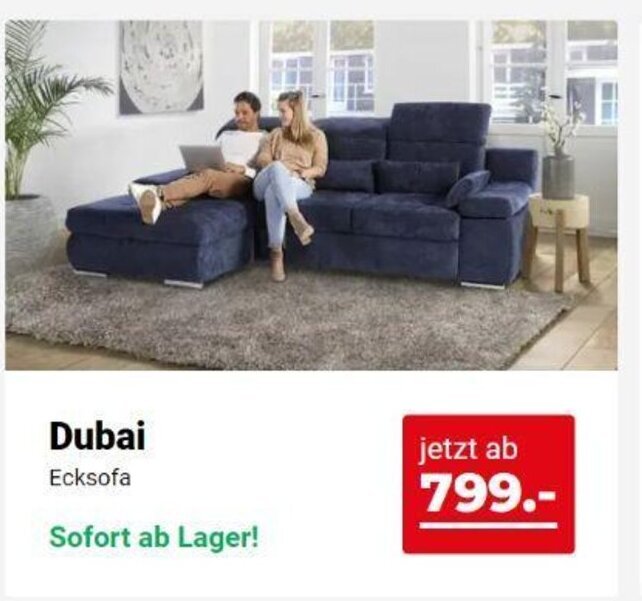 Dubai Ecksofa Angebot bei Seats and Sofas