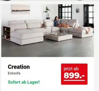 Seats and Sofas Creation Ecksofa Angebot