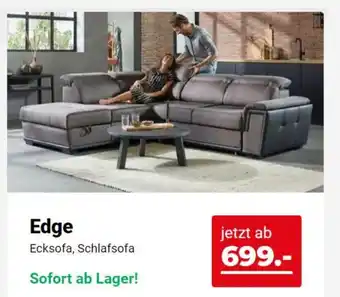 Seats and Sofas Ecksofa, Schlafsofa Edge Angebot