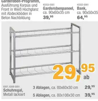 Schleudermaxx Garderoben-programm Angebot