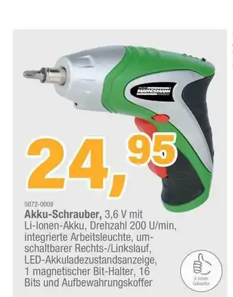 Schleudermaxx Akku-schrauber Angebot