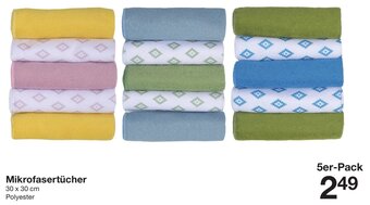 Zeeman Mikrofasertücher 5er-Pack Angebot