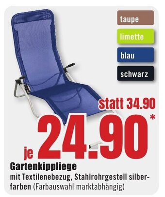 B1 Discount Baumarkt Gartenkippliege Angebot